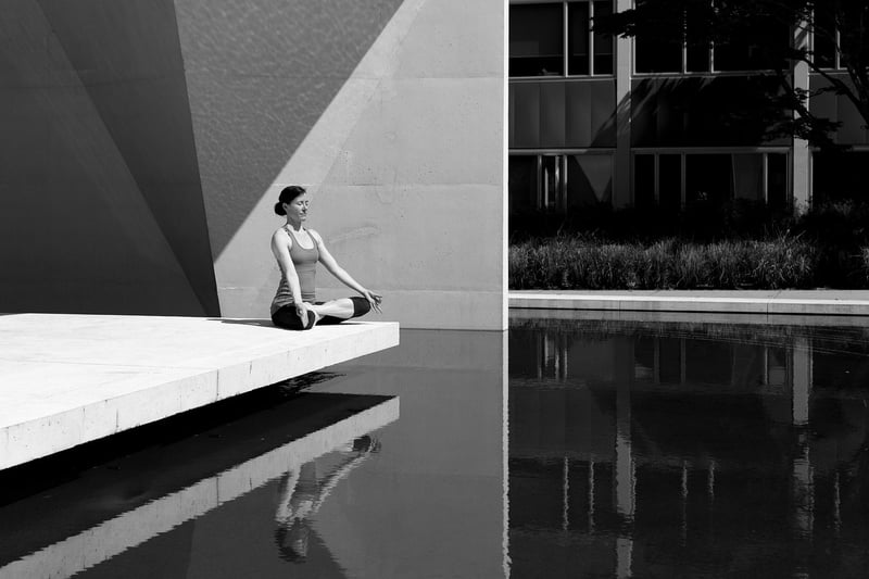 Woman Doing Breathing Exercise
